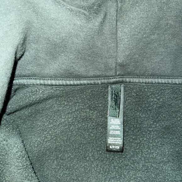 Dark Green Zip-Up Hoodie - Picture 2 of 2